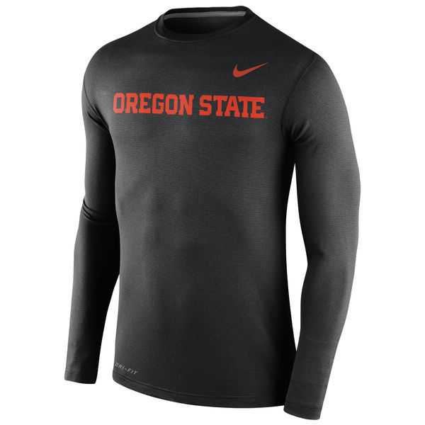 Oregon State Beavers Nike Stadium Dri-FIT Touch Long Sleeve WEM Top - Black,We sell and wholesale Oregon State Beavers Nike Stadium Dri-FIT Touch Long Sleeve WEM Top - Black on line form chian!